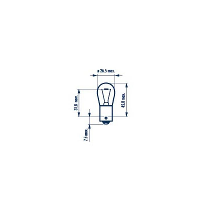 Żarówka lampy kierunkowskazu NARVA 176383000
