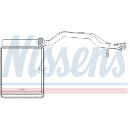 Nagrzewnica NISSENS 71777