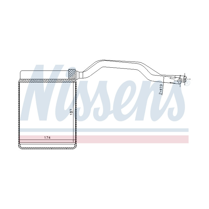 Nagrzewnica NISSENS 71777