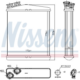 Nagrzewnica NISSENS 73645