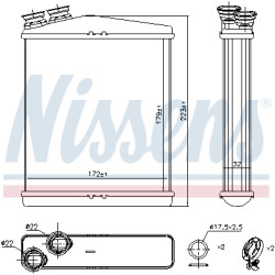 Nagrzewnica NISSENS 73645
