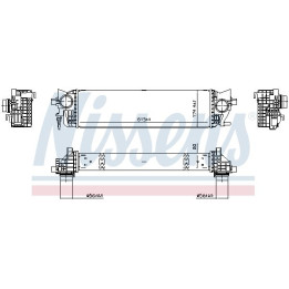 Chłodnica powietrza Intercooler NISSENS 961771