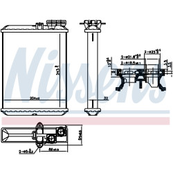 Nagrzewnica NISSENS 707102