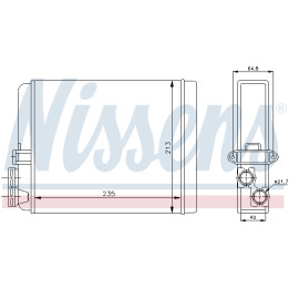 Nagrzewnica NISSENS 73641