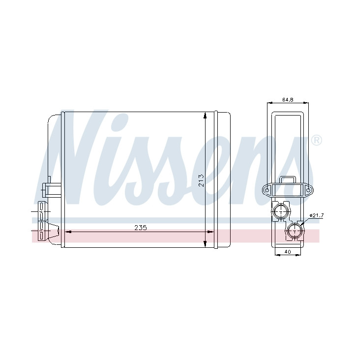 Nagrzewnica NISSENS 73641