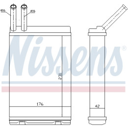 Nagrzewnica NISSENS 73642