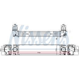 Chłodnica powietrza Intercooler NISSENS 961540