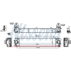 Chłodnica powietrza Intercooler NISSENS 961541