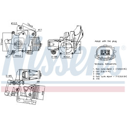 Zawór spalin EGR NISSENS 98387