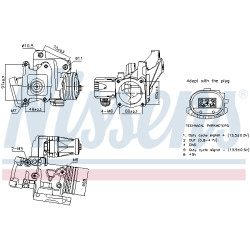 Zawór spalin EGR NISSENS 98387