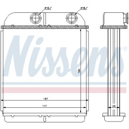 Nagrzewnica NISSENS 73644