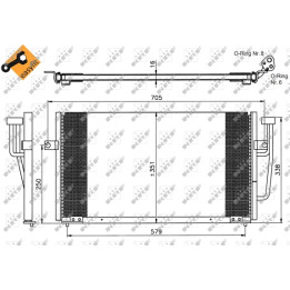 Skraplacz klimatyzacji NRF 35234