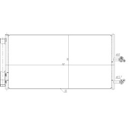 Skraplacz klimatyzacji NRF 350470