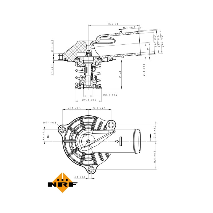 Termostat NRF 725223