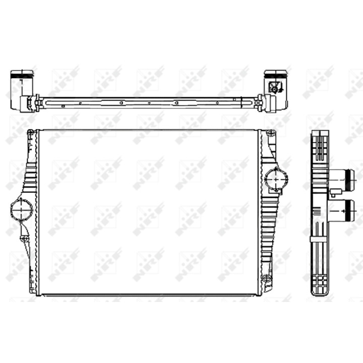 Chłodnica powietrza Intercooler NRF 30250