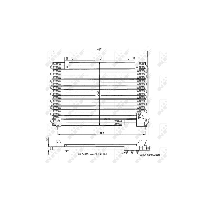 Skraplacz klimatyzacji NRF 35191