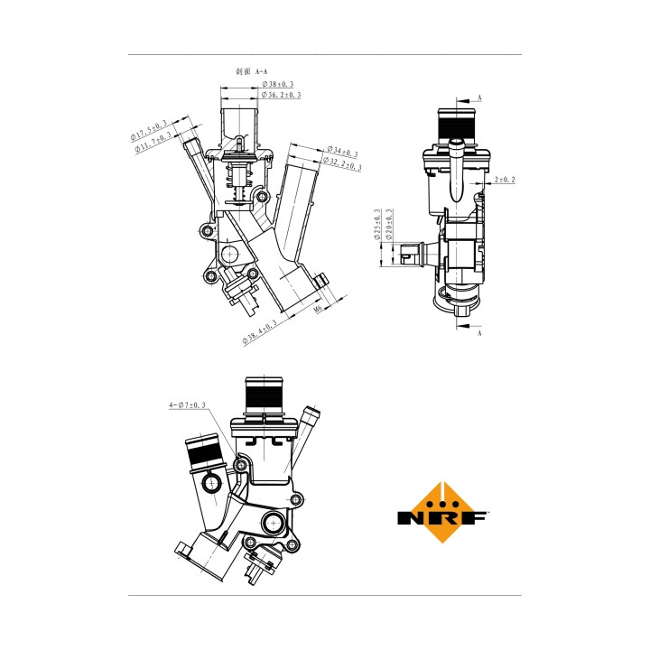 Termostat NRF 725165