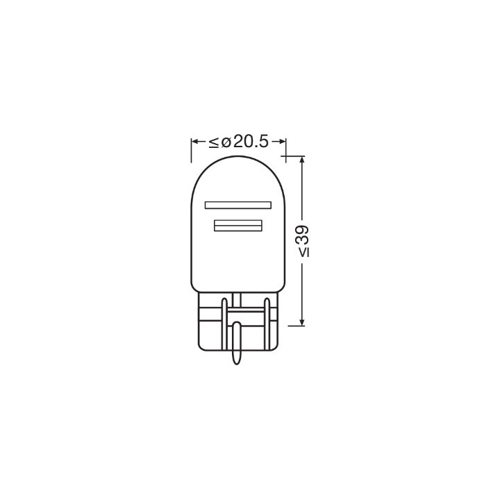 Żarówka lampy kierunkowskazu OSRAM 7515-2BL