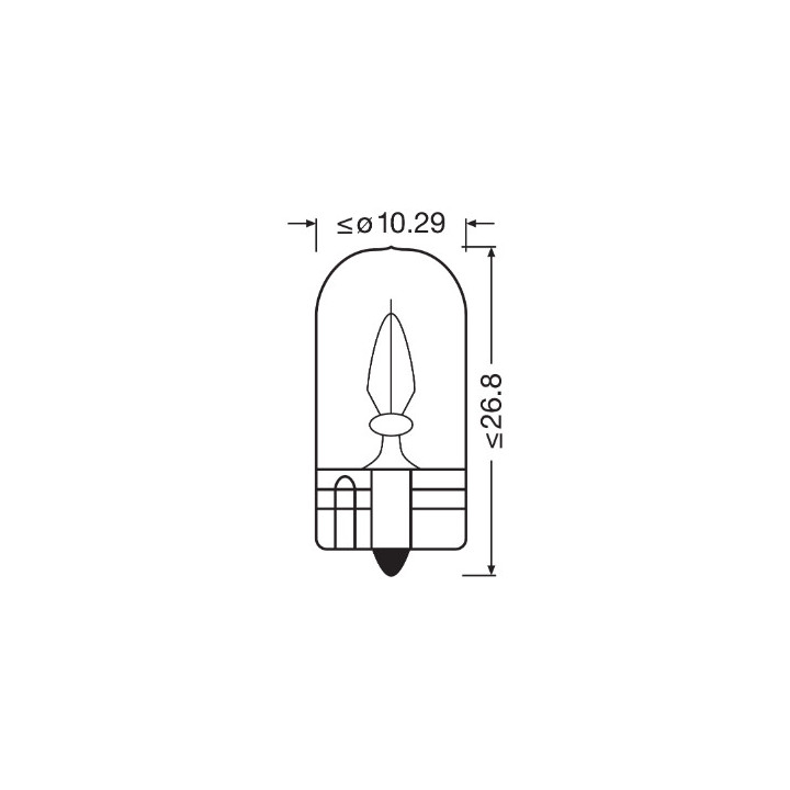 Żarówka lampy kierunkowskazu OSRAM 2821