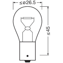 Żarówka lampy kierunkowskazu OSRAM 7506
