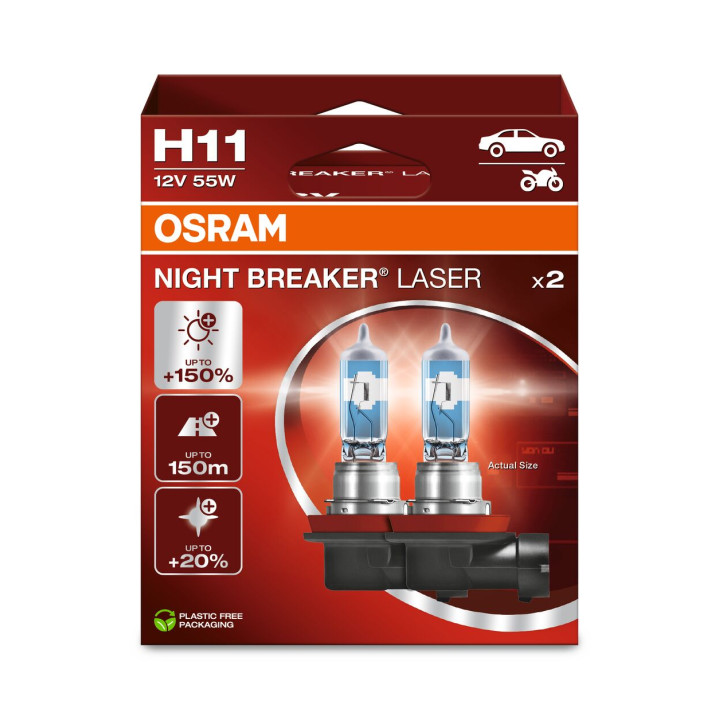 Żarówka reflektora świateł przednich OSRAM 64211NL-2HB