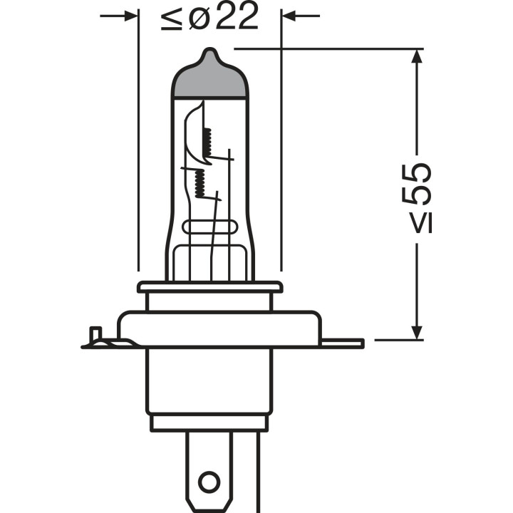 Żarówka reflektora świateł przednich OSRAM 64193NBS-1BL