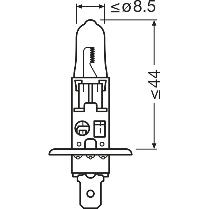 Żarówka reflektora świateł przednich OSRAM 64150NBS-1BL