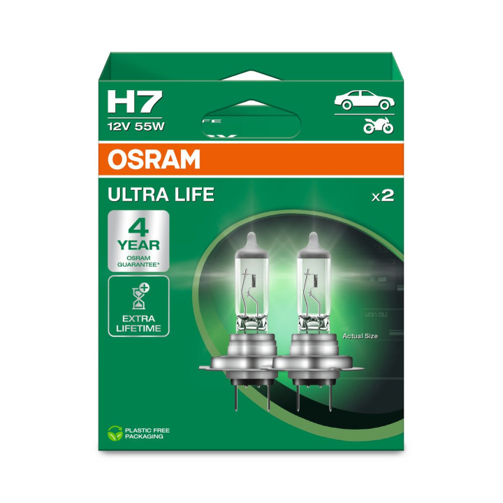 Żarówka reflektora świateł przednich OSRAM 64210ULT-2HB