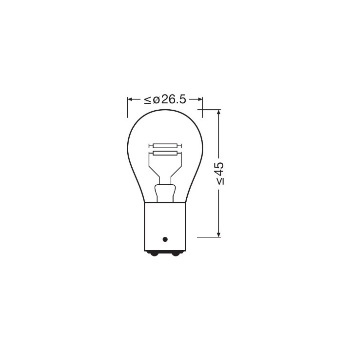 Żarówka lampy kierunkowskazu OSRAM 7528ULT