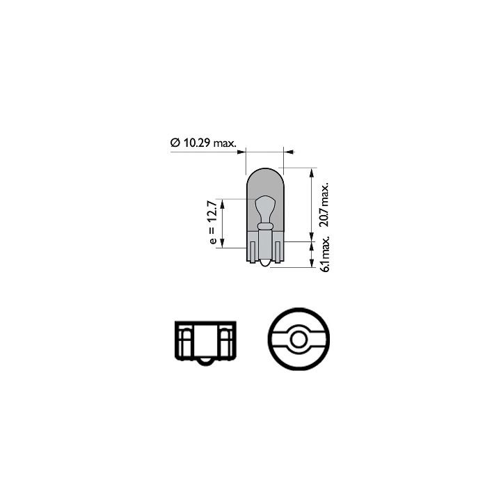 Żarówka lampy kierunkowskazu PHILIPS 12396NAB2