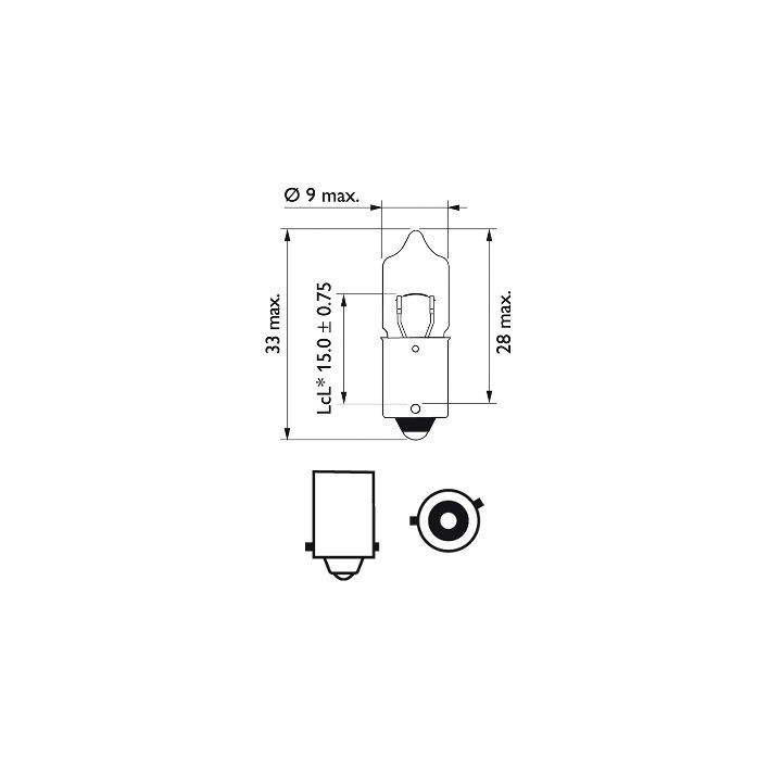 Żarówka lampy kierunkowskazu PHILIPS 12036CP