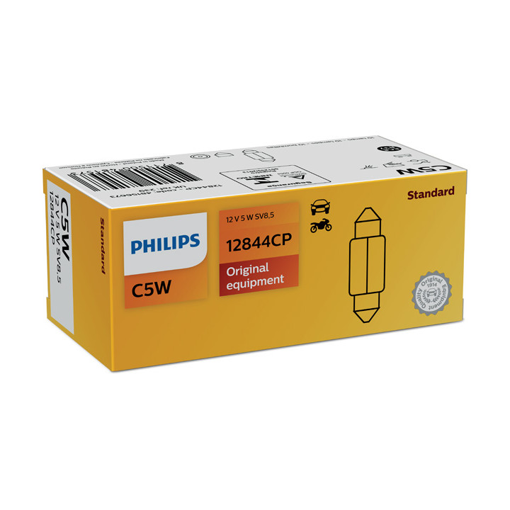 Żarówka oświetlenia tablicy rejestracyjnej PHILIPS 12844CP
