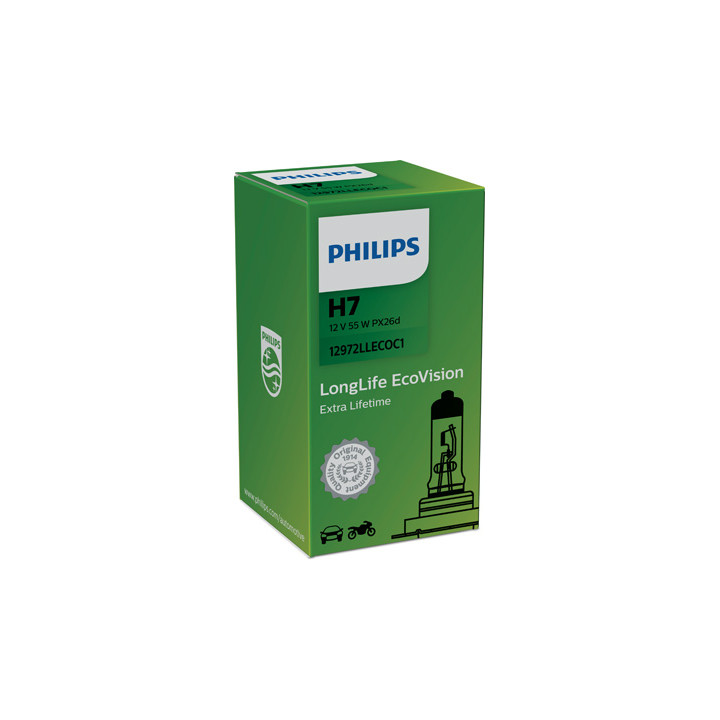 Żarówka reflektora świateł przednich PHILIPS 12972LLECOC1