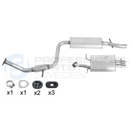 Układ wydechowy Professional Parts 254368063