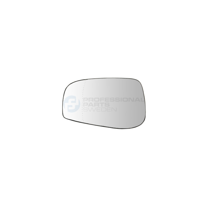 Szkło lusterka zewnętrznego Professional Parts 82436034