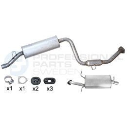 Układ wydechowy Professional Parts 254368064