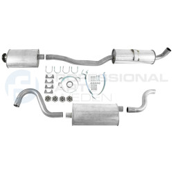 Układ wydechowy Professional Parts 254368011