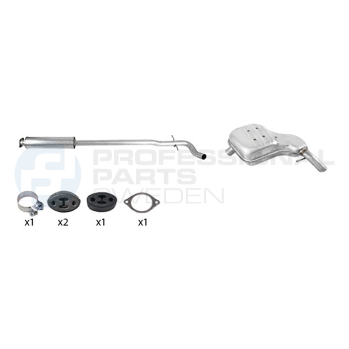 Układ wydechowy Professional Parts 254368057