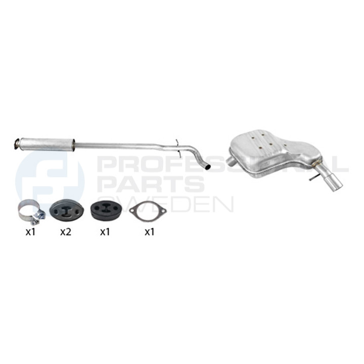 Układ wydechowy Professional Parts 254368056