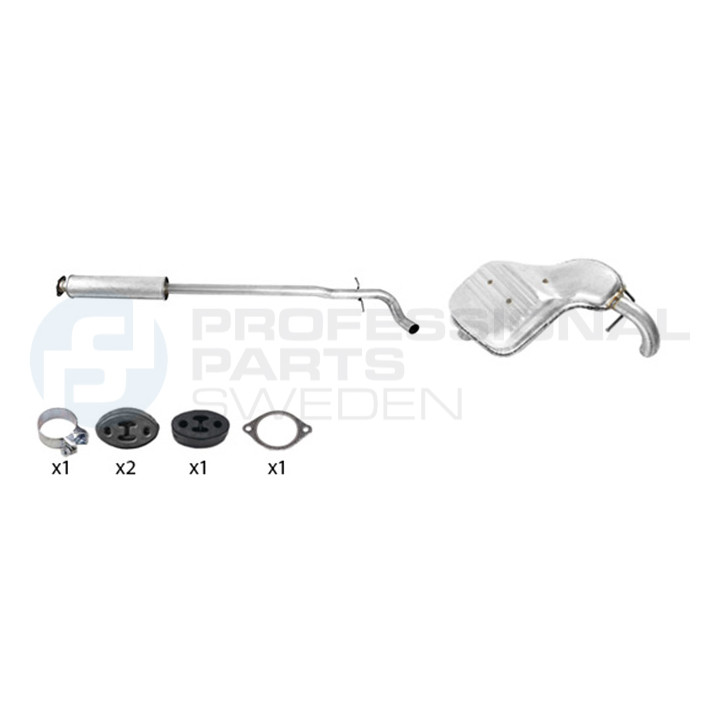 Układ wydechowy Professional Parts 254368055
