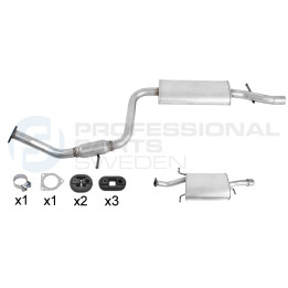Układ wydechowy Professional Parts 254368065