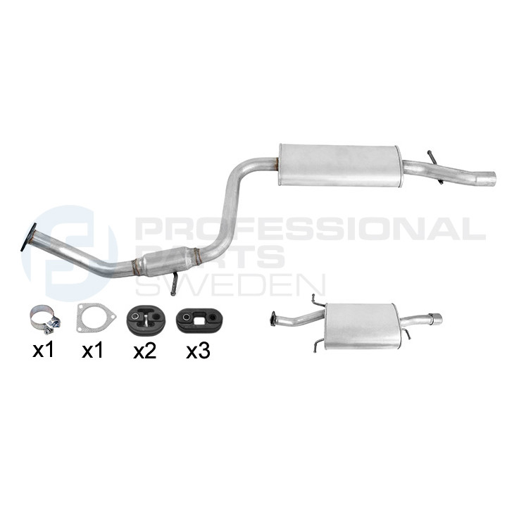 Układ wydechowy Professional Parts 254368065