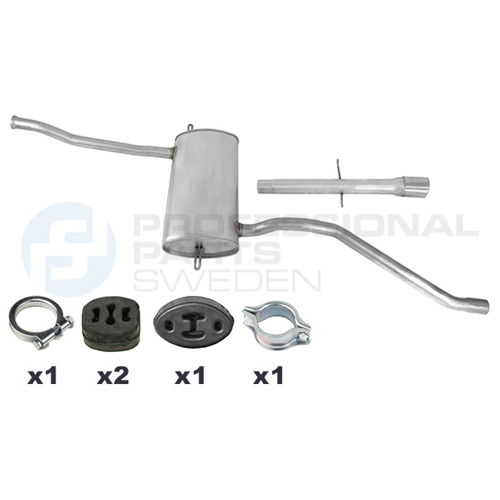 Układ wydechowy Professional Parts 254368050