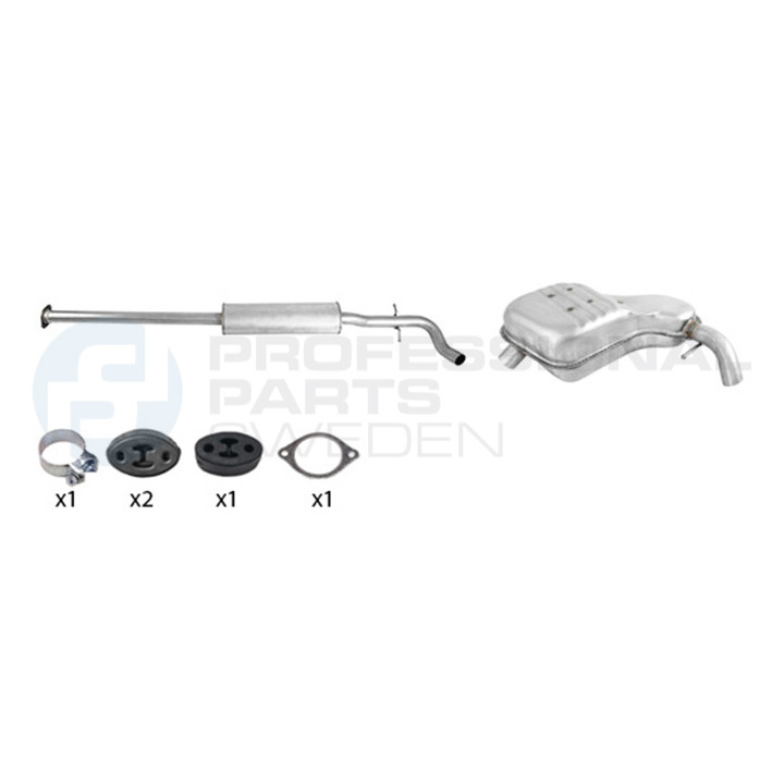 Układ wydechowy Professional Parts 254368060