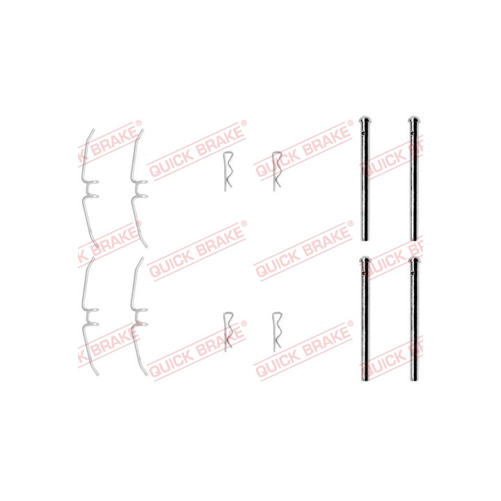 Zestaw montażowy klocków hamulcowych QUICK BRAKE 109-0901