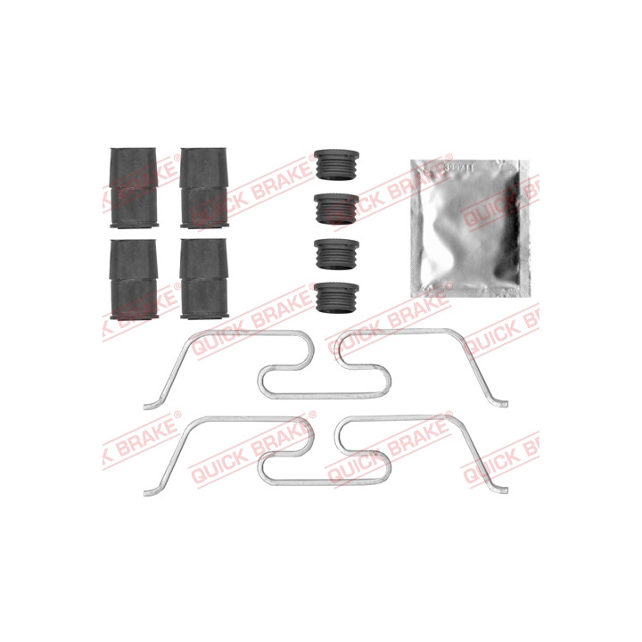 Zestaw montażowy klocków hamulcowych QUICK BRAKE 109-0050