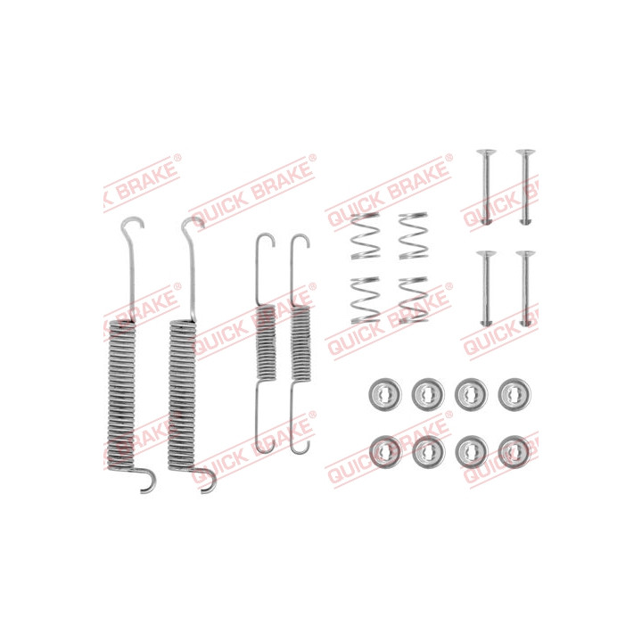 Zestaw montażowy szczęk hamulcowych QUICK BRAKE 105-0504