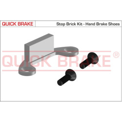 Zestaw montażowy szczęk hamulcowych QUICK BRAKE 105-0481