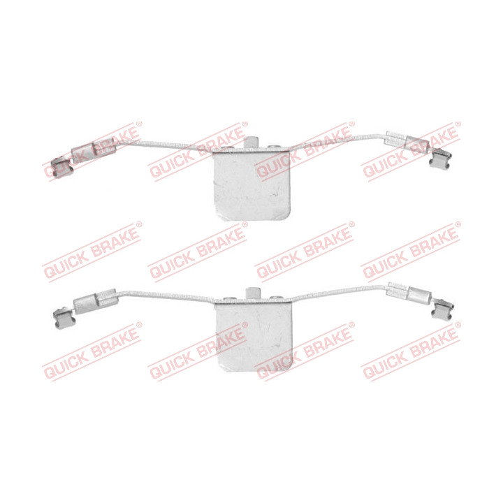 Zestaw montażowy klocków hamulcowych QUICK BRAKE 109-1641