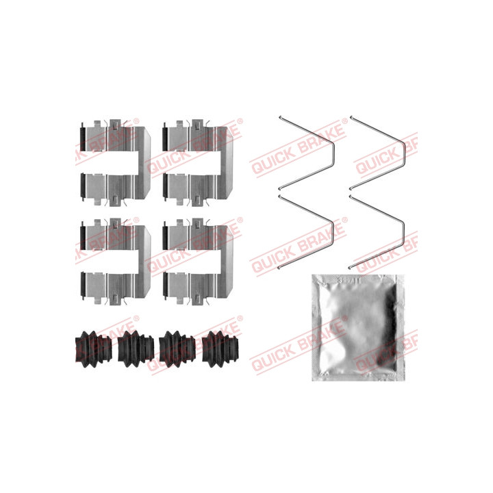 Zestaw montażowy klocków hamulcowych QUICK BRAKE 109-0060